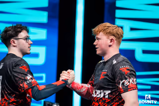 JBOEN shaking Neityu's hand at BLAST Bounty 2026