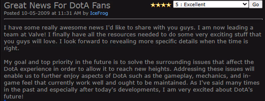 IceFrog Valve playdota